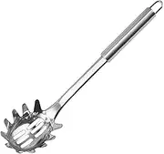 Zerodeko Pasta Scoop Spoon Spaghetti Spoon Pasta Server Stainless Steel Kitchen Utensil for Serving Soup