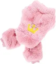 SUPVOX Dog Warm Clothes Fleece Coat for Dogs Mini Dachshund Clothes Cooling Coat for Dogs Dog Outfits Dog Plush Sweatshirt Dog Clothes Greyhound Animate Cooling Dog Coat Polyester Lining