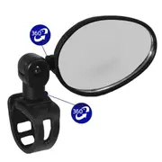 Bicycle Mirror Spy Mini Oblong 66mm x 44mm Adjustable Flat