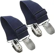 TOBBOMEY Adjustable Elastic Pants Fixing Clips Windproof Strap Holders for Cycling Versatile Fasteners for Outdoor Activities Durable Elastic Design Comfortable Secure Fit