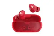 Beats Solo Buds True Wireless Bluetooth Earbuds Transparent Red - As New