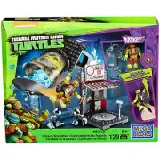 MEGA BLOKS NINJA TURTLES MIKEY PIZZERIA SHOWDOWN 129PCS