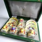 MINTON Painted Fruit Demitasse Cup and Saucer Set of 6