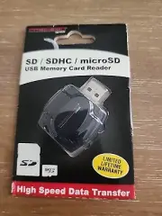 SD/SDHC/microSD USB Memory Card Reader New Sealed