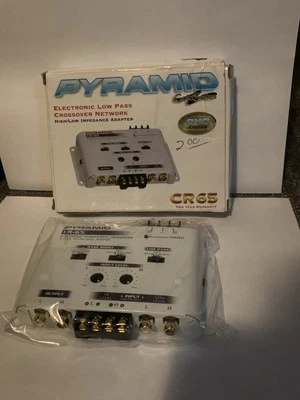 Pyramid CR65 BRAND NEW! Electronic Crossover Fosgate Amp Alpine Kicker Sub