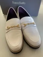 Franco Sarto Lug Sole Bit Loafers-Colette-Vanilla-11M A664255 NEW