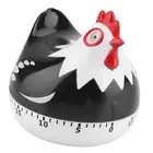 55 Minute Hen Styling Kitchen Timer (Mechanical Countdown) (Black)