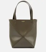 [Loewe] Loewe Puzzle Fold Mini leather tote bag One Size green