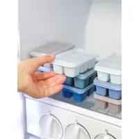 在飛比找ETMall東森購物網優惠-冰塊模具凍冰格硅膠制冰盒冰箱神器凍物家用小帶蓋制冰盒子