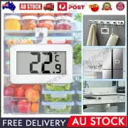 LCD Digital Fridge / Freezer Thermometer -- Waterproof, Wireless & Hanging Hook
