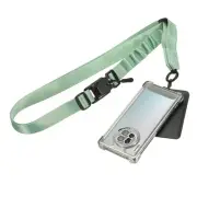 Adjustable Universal Cell Phone Lanyard with Patch Magnetic Buckle, Green