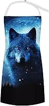 Apron for Women with Pockets,Wolfs Print Cooking Apron,aprons for Men,kitchen Aprons for Women And Men Cooks, Wolfs