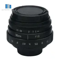 在飛比找蝦皮購物優惠-35mm F1.6 C 卡口相機鏡頭帶轉接環,適用於 Fuj