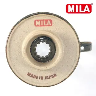 【MILA】日本製 織部燒 咖啡濾杯01-鐵織部釉(附日本製棉質漂白濾紙錐形01)