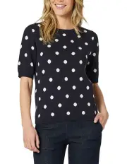 [Gordon Smith] Ascot Top in Navy