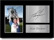 HWC Trading A4 Alan Shearer Blackburn Rovers 1994/1995 Champions Gifts Printed Signed Autograph Picture for Fans and Supporters - A4