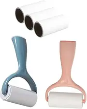 SUPVOX 1 Set Roller Sticky Hair Portable Lint Roller Fluff Lint Remover Fabric Shaver Fuzz Remover Pet Sticky Brush Carpet Hair Remover Sweeper Pet Hair Remover for Laundry Mini Loc Paper