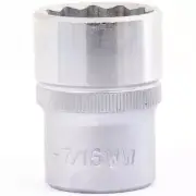 Force 7/16" x 1/2" Drive Imperial 12 Point Whitworth Socket - 548W7.16