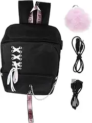 [COLLBATH] 1 PC Drawstring Book Burst Carry Laptop Computer Notebook Travel Camera Laptop Casual Daypack Bag for Student Bag Red