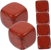 6Pcs Reusable Whiskey Ice Cube Stones for Drinks Elegant Crystal Ice Cubes Romantic Color Present for Women for Whiskey Wine and Cocktails