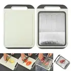 Double Sided Chopping Board Stainless Steel Thawing Tray Household