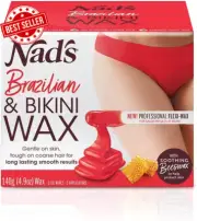 Brazilian Bikini Wax Kit Strip Free Hard Wax Intimate Waxing 140G 3 Spatulas