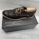 Mark Nason Skechers Faceit Chocolate Leather Men’s Oxford Dress Shoe Sz. 8