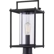 Quoizel Garrett One Light Outdoor Lantern in Matte Black - GRE9009MBK