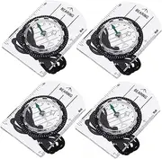 KITANDOVE 4pcs Portable Compass Mini Compass Small Survival Compass Pocket Compass Tiny Compass Outdoor Multifunctional Compass Small Compass Camping Compass Outdoor Compass Hiking Compass