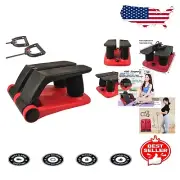 Portable Mini Stepper Machine with Resistance Bands - Efficient Cardio Solution