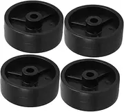Kisangel Mobile Wheels for Patio Heater 4pcs Replacement Kit Weather Resistant Storage Rack Caster Wheels for Outdoor Use
