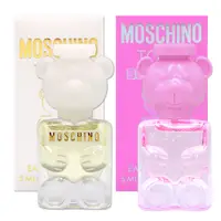 在飛比找PChome24h購物優惠-MOSCHINO 莫斯奇諾 熊芯未泯2女性淡香精 5ml+泡