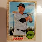 日本讀賣巨人隊 GERARDO PARRA 球員卡