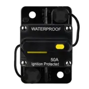 50 Amp 12V-48V DC Fuse Holder,Audio Circuit Breaker,Auto Car Stereo Inline Fu...