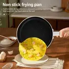Nonstick Frying Pan Nonstick Skillet with Detachable Wood Handle Induction vexWu