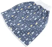 Generic Lovely Nappy Skirt for Babies Leak-Proof Nappy Pants High-Waist Cut Durable Craftsmanship Dark Blue