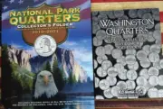 Lot of 2 New Whitman Washington Quarter P&D Collector Folders