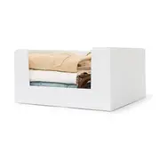 28.5L Modular Open Front Stackable Bin - White