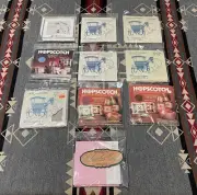 Lot of 10 Charles Craft Hopscotch 14 Ct Aida Fabric 15" Counted Cross Stitch T21