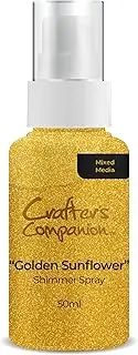 Crafter's Companion Mixed Media-Shimmer Spray-Golden Sunflower, 50ml