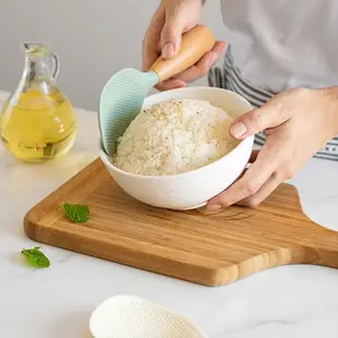 ZERO原點居家 可立式木柄飯勺 木柄飯匙 矽膠飯勺 矽膠飯匙 不傷鍋 不沾飯勺 不沾飯匙