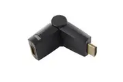 HDMI Cable 180 Degree Angle Adjustable Hinged Adaptor Plug suits Wall Mounted TV