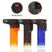 Galiner Single Jet Windproof Torch Lighter Flame Butane Cigar Lock Refillable