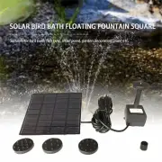 Outdoor Solar Power Water Pump Garden Fountain Waterfall Backyard Pond Fish Tank