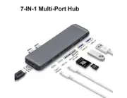 7in1 USB-C Type C HD Output 4K HDMI USB 3.0 Adapter HUB