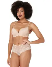 [Pleasure State] My Fit Lace Brazilian Brief in Frappe
