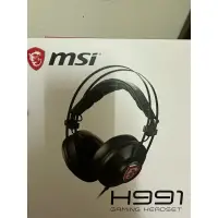 在飛比找蝦皮購物優惠-Msi耳機 H991