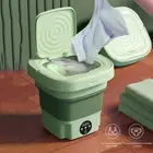 8L Socks Underwear Portable Mini Washing Machine Folding Tub for Travel Camping
