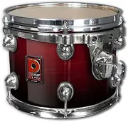 Premier Drums Genista Series 42832CRFR 1-Piece Maple 12x7 Inches Short Stack Tom, Drum Set (Cherry Red Fade)