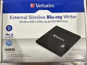 Verbatim 70102 USB External Drive Slimline Blu-ray